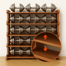 moisture-resistant multi-layer wooden shoe rack