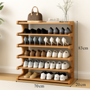 moisture-resistant multi-layer wooden shoe rack
