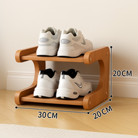 moisture-resistant multi-layer wooden shoe rack