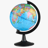 rotating portable globe for learning geography