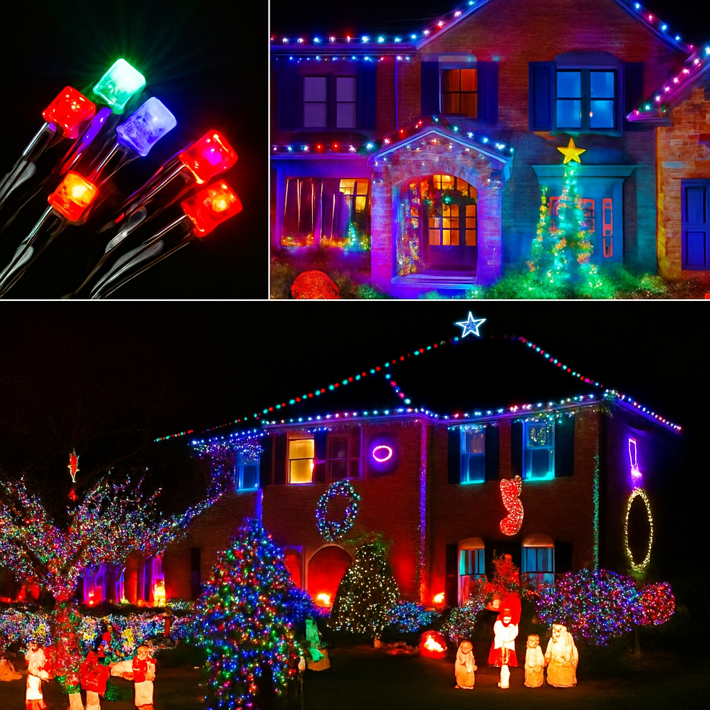 Waterproof solar LED string lights for outdoor garden wedding Christmas - vue 10 sur 13
