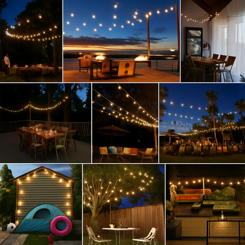 G40 LED outdoor string lights - vue 4 sur 6