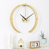 Open round design wall clock 50cm Bolt