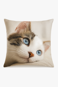 Cute cat cushion cover for home decoration