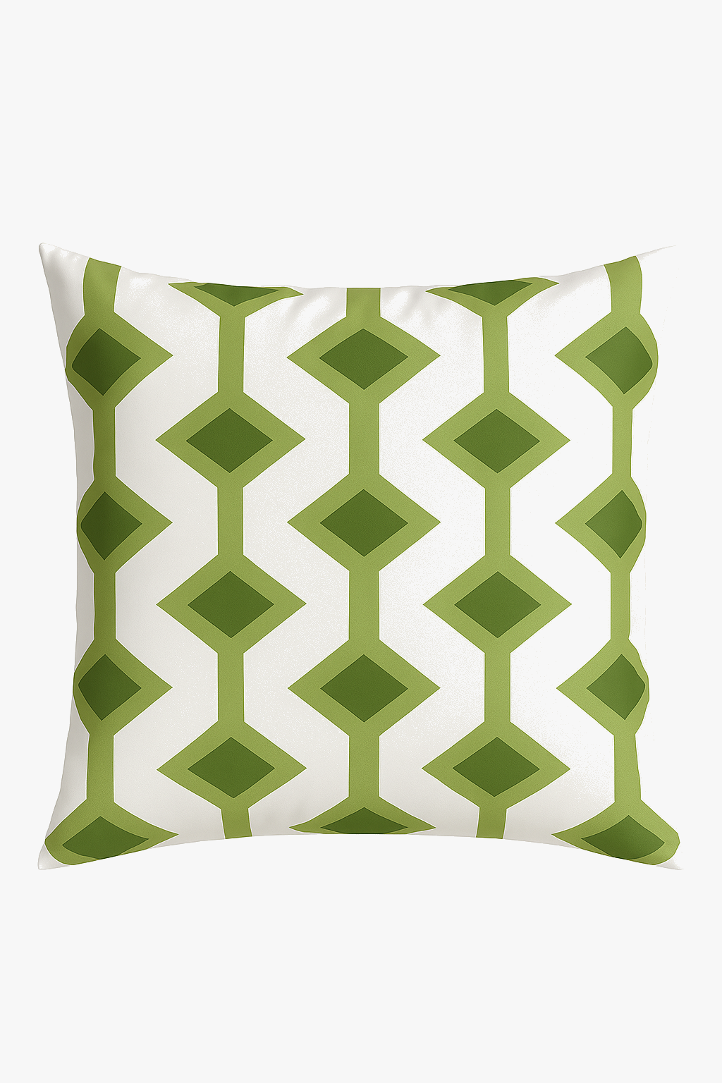 Creative cushion cover with green leaves for a unique style