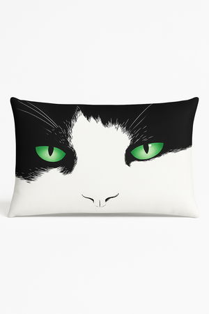 housse de coussin décorative motif animaux chiot chat
