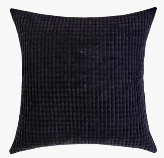 Large corduroy cushion cover with corn grain texture