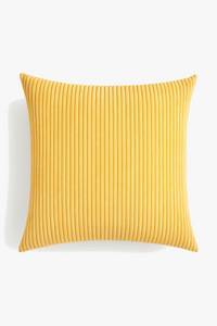 Customisable large corduroy striped cushion cover 65x65 70x70
