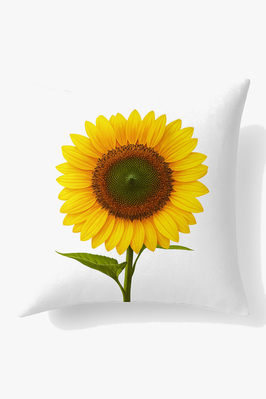 Decorative sunflower cushion cover for summer