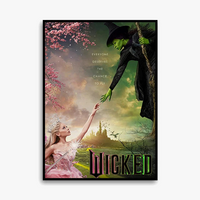 Wicked canvas print elphaba decorative gift for fans