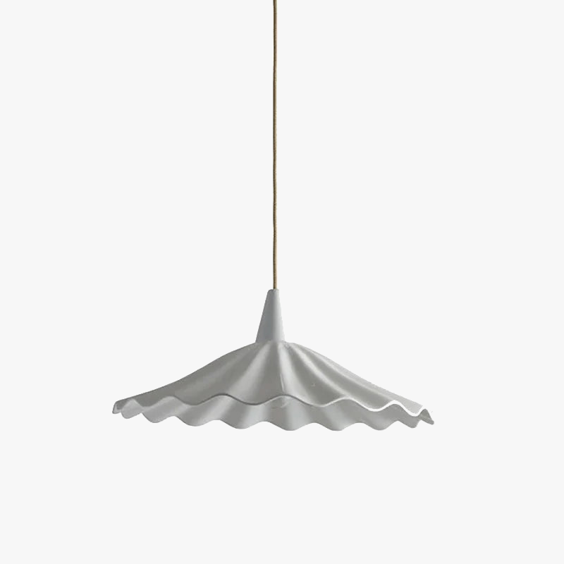 30 cm white ceramic Japanese style LED pendant light