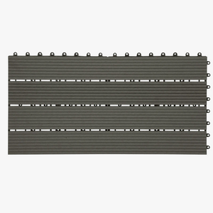Lames de terrasse wpc clipsables 30x60 1m2