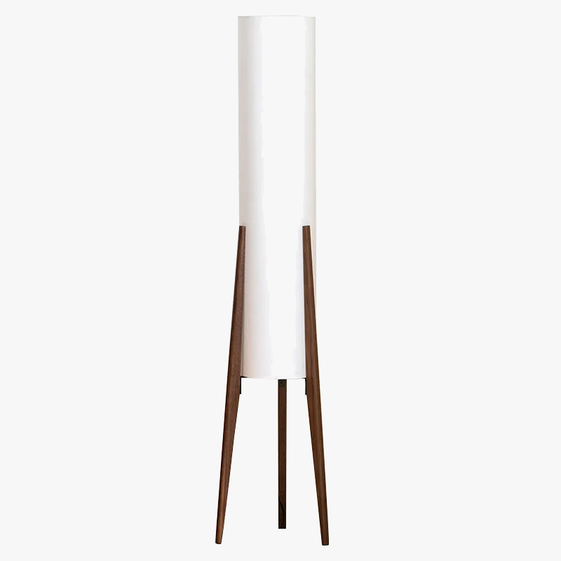 Korean style wooden LED floor lamp