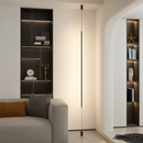 Modern black LED floor lamp for indoor use