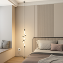 Modern black LED floor lamp for indoor use
