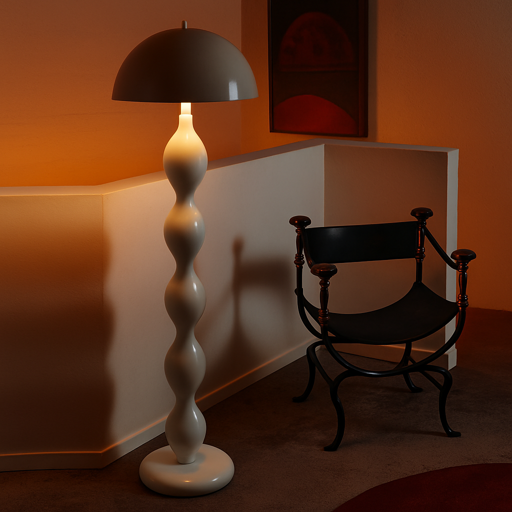 Premium modern scandi dimmable designer floor lamp - vue 5 sur 10