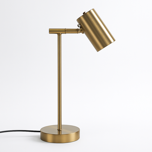 lampe de bureau dorée moderne protection des yeux créative - vue 2 sur 8