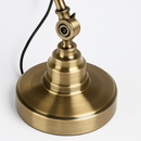 Rustic gold punk LED bedside or desk lamp