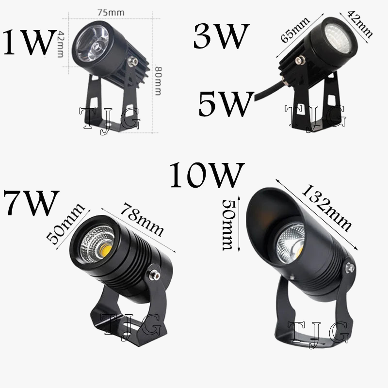 Dimmable waterproof LED garden lamp for outdoor use