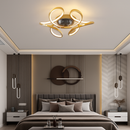Modern LED ceiling fan lamp with remote control
