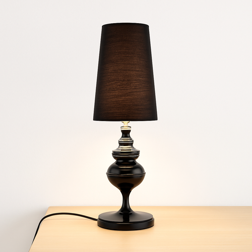 Modern chrome table lamp living - vue 5 sur 10
