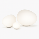 Decorative LED pebble white table lamp
