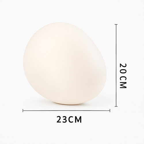 Decorative LED pebble white table lamp - vue 8 sur 7