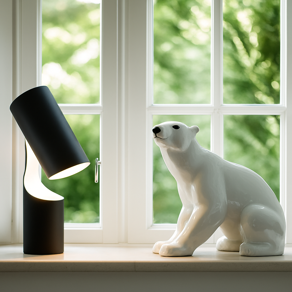LED tube design table lamp - vue 5 sur 7