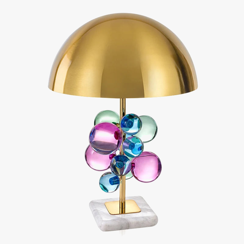 Designer crystal table lamp for modern interiors