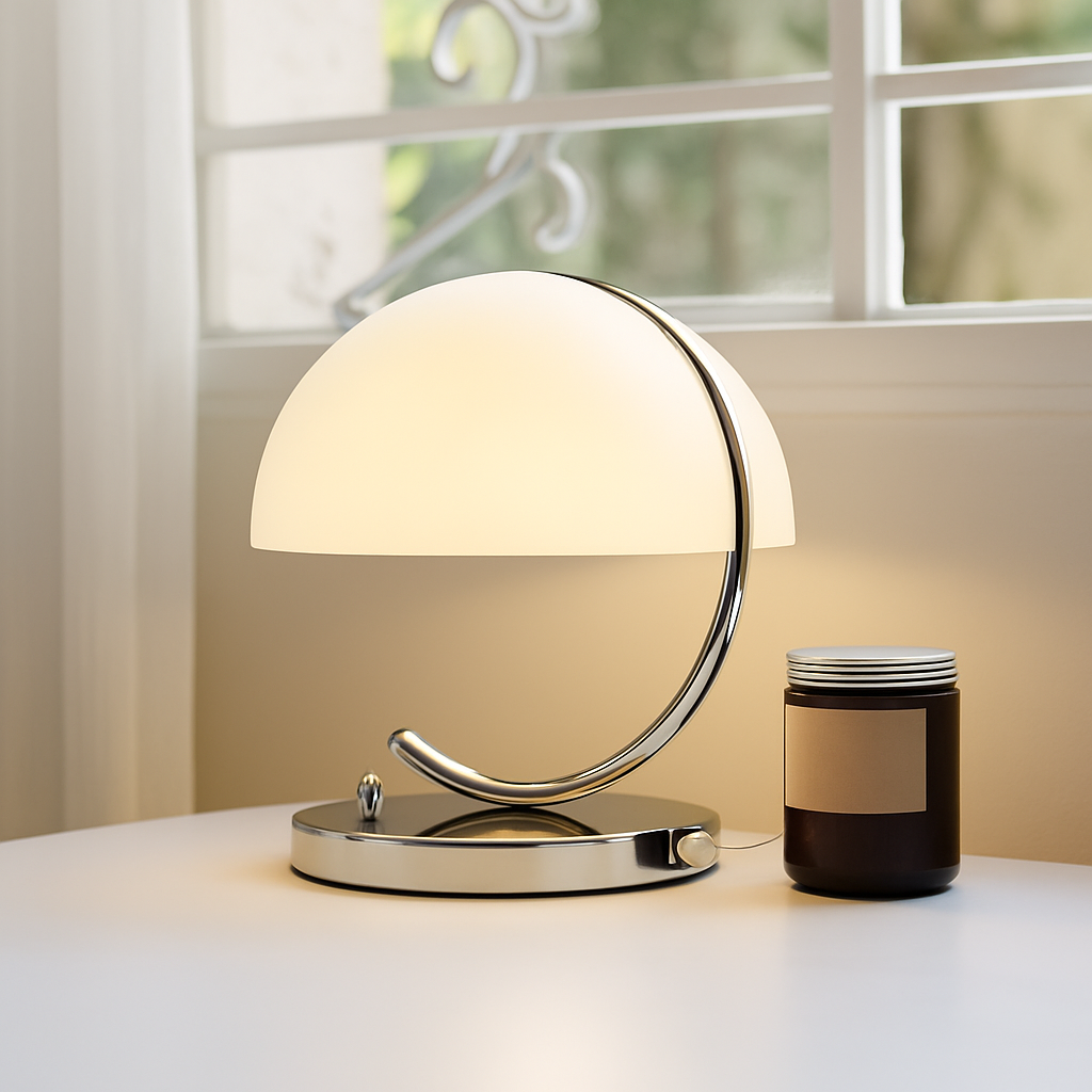 Minimalist table lamp for modern lighting - vue 3 sur 9