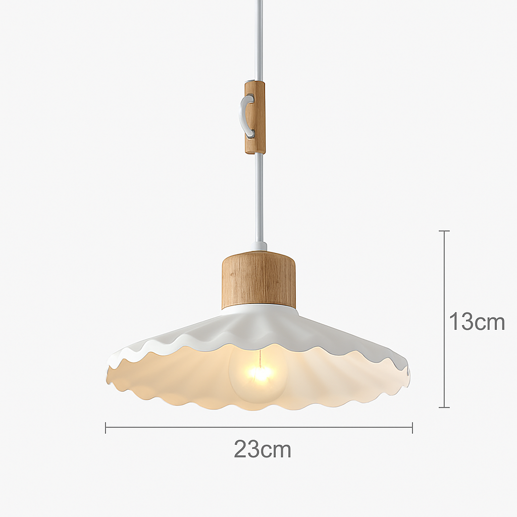 Nordic single LED pendant lamp
