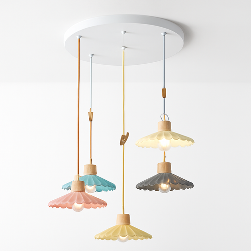 Nordic single LED pendant lamp - vue 14 sur 16