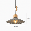 Nordic single LED pendant lamp