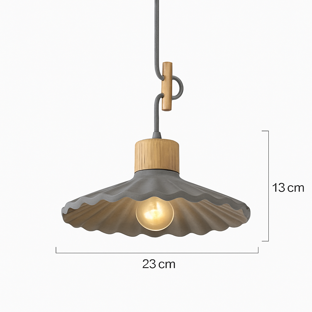 Nordic single LED pendant lamp - vue 7 sur 16