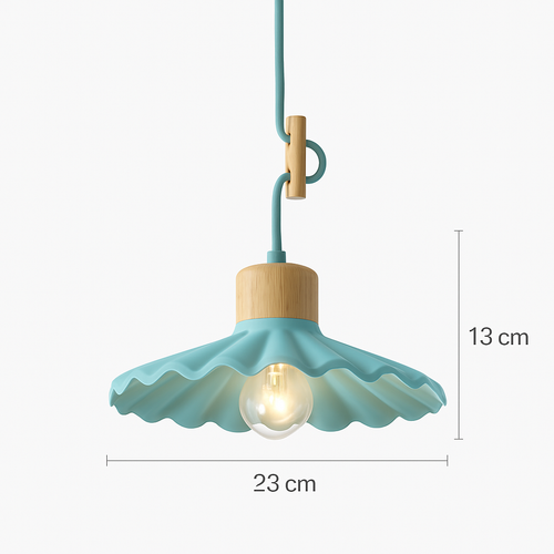 Nordic single LED pendant lamp - vue 9 sur 16