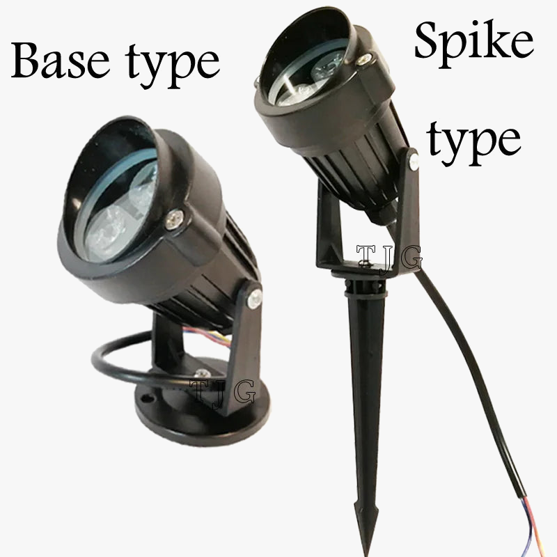 Set of 4 LED garden lights for outdoor lighting