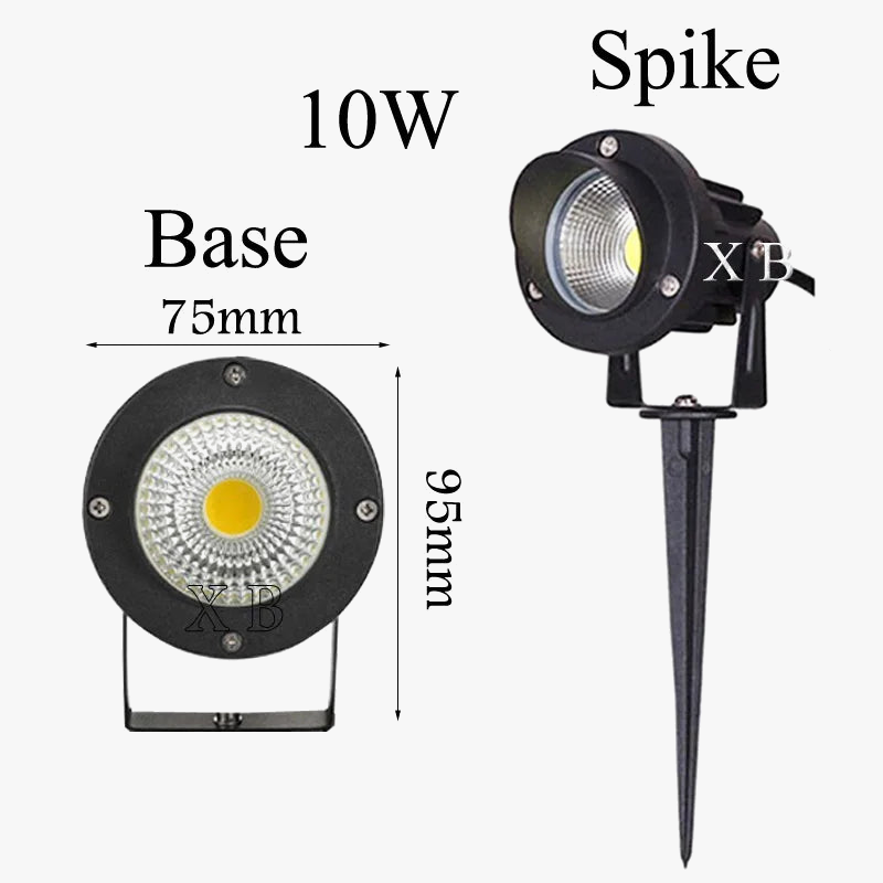Set of 4 waterproof outdoor garden lights