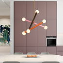 Minimalist art deco chandelier pendant light