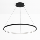 Contemporary LED ring pendant chandelier