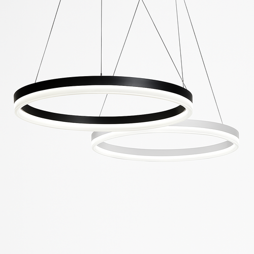 Modern LED ring pendant light
