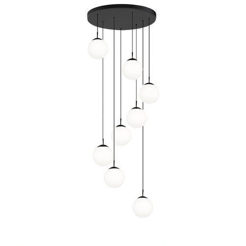 Modern duplex chandelier for luxury indoor lighting - vue 3 sur 20