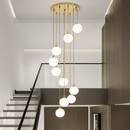 Modern duplex chandelier for luxury indoor lighting