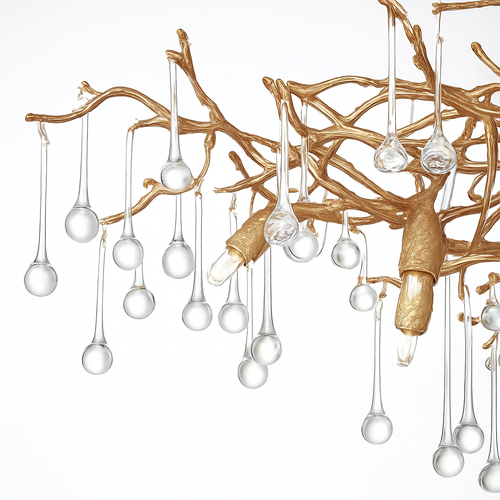 Retro crystal chandelier for luxury lighting - vue 5 sur 7