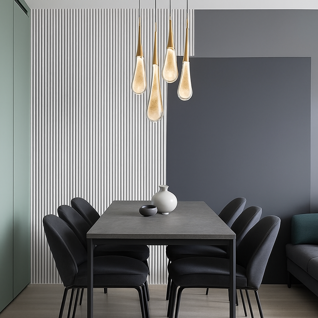 Crystal raindrop chandelier for interior decoration