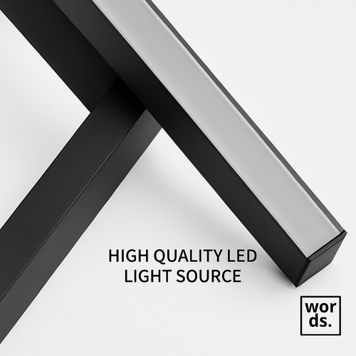 Modern minimalist dimmable black LED chandelier - vue 6 sur 12