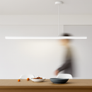 Modern long LED pendant ceiling light fixture