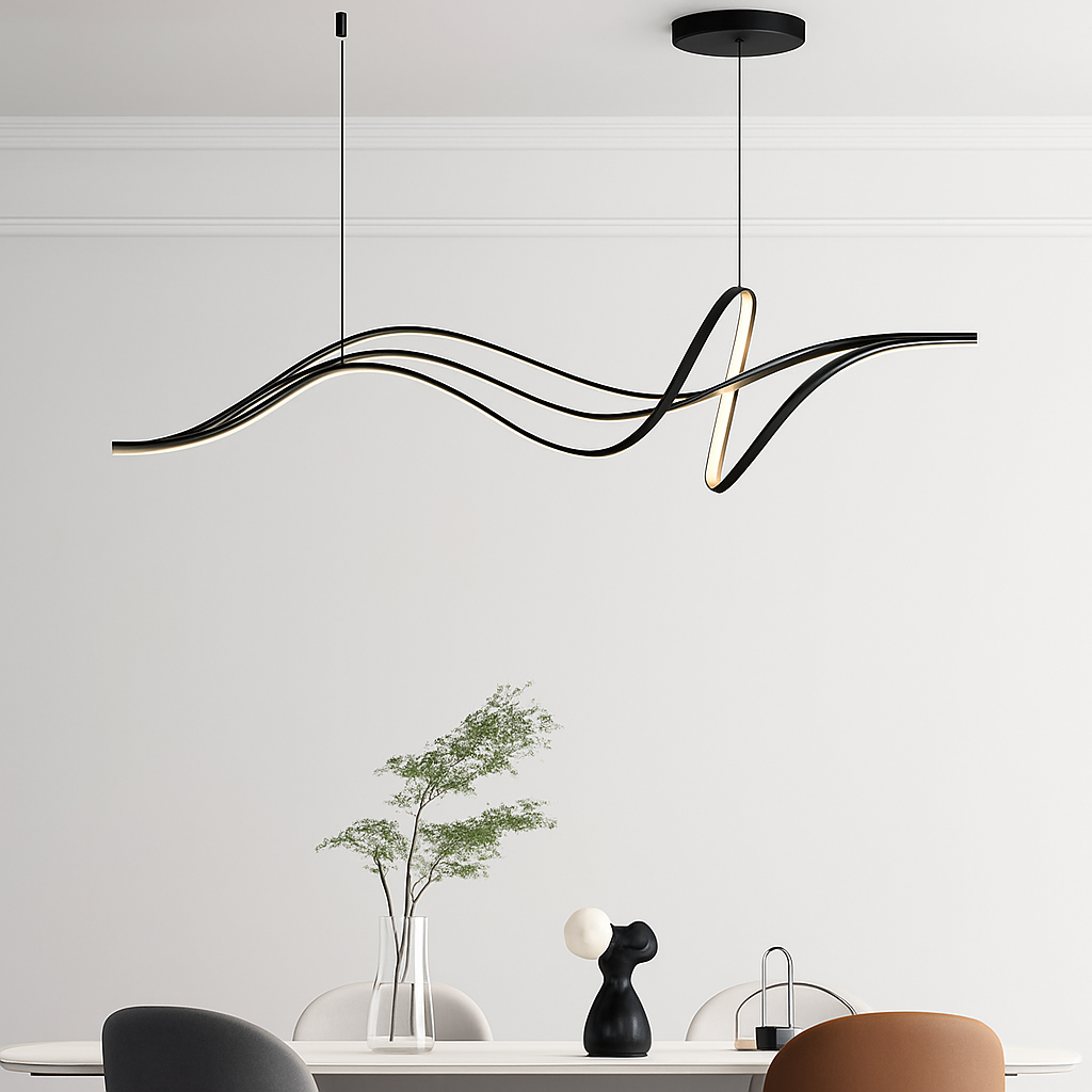 Modern dimmable LED chandelier for indoor lighting