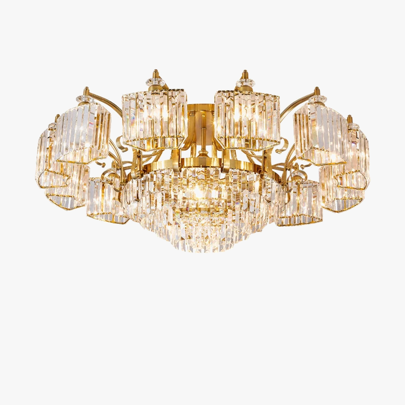 Postmodern dimmable LED chandelier for elegant interiors 2024