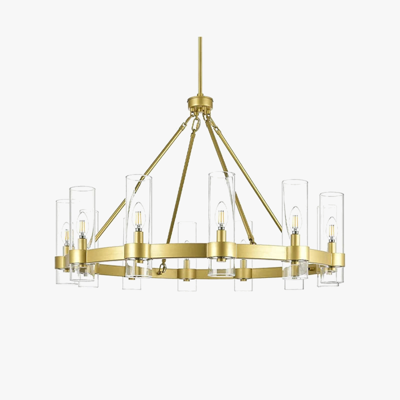 American vintage dimmable LED chandelier for unique lighting