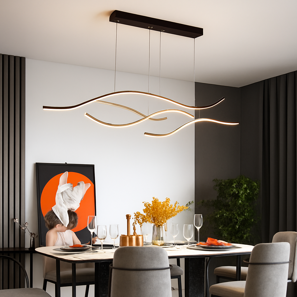 Modern minimalist chandelier for indoor use